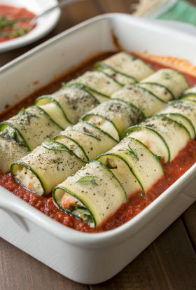 Easy Zucchini Lasagna Rolls Recipe
