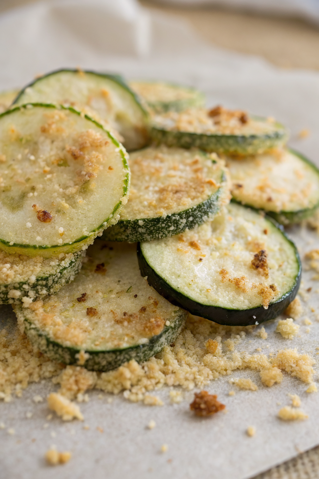 Garlic Parmesan Zucchini Chips