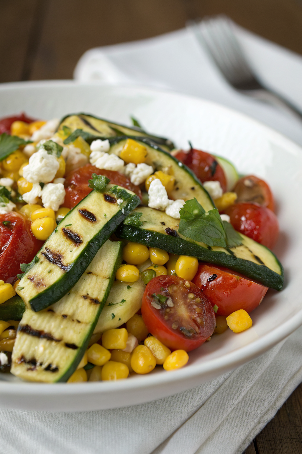 Grilled Zucchini Salad