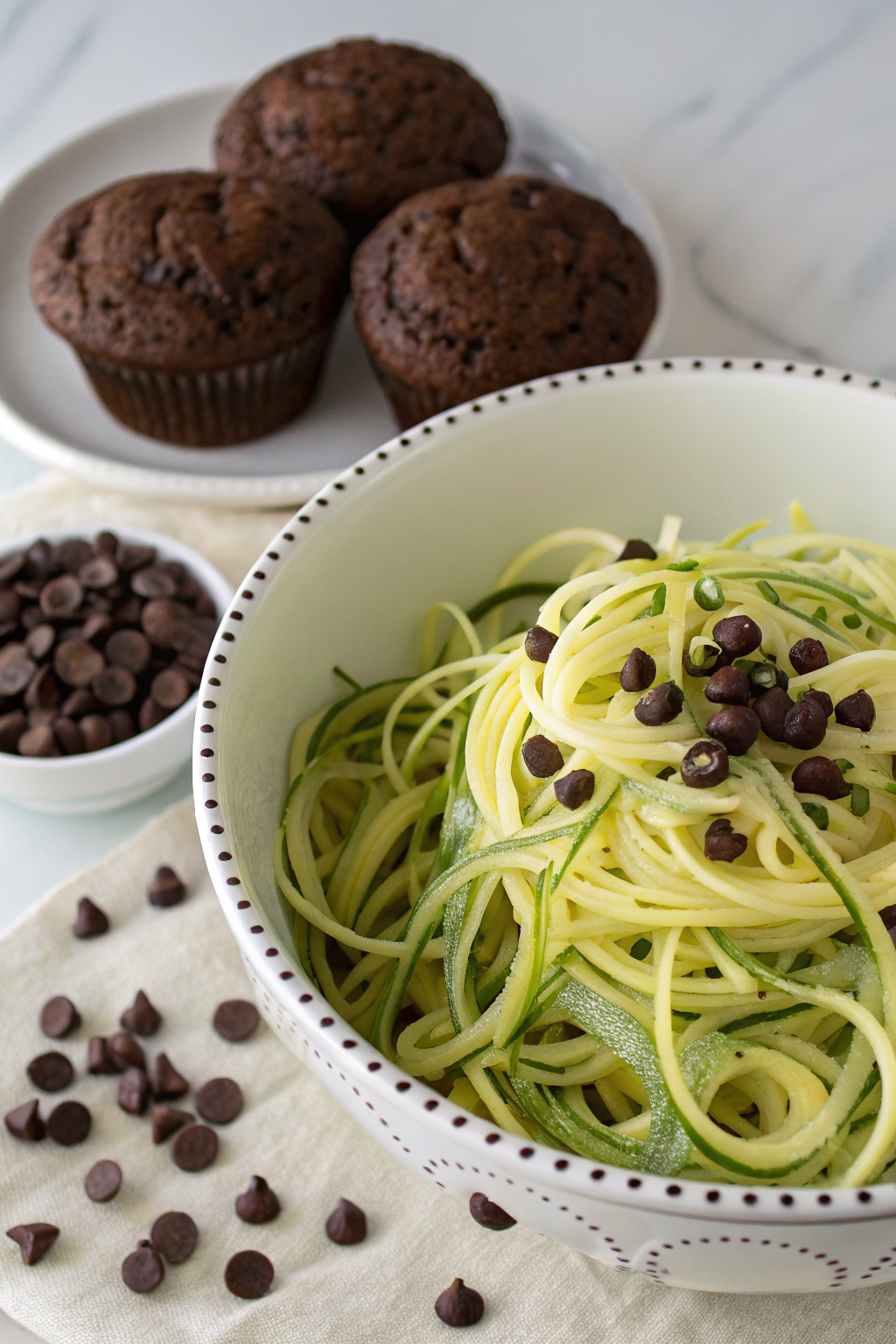 Healthy Moist Chocolate Zucchini Muffins Recipe