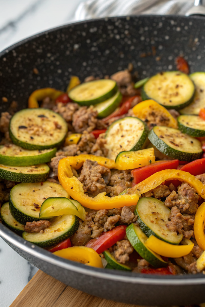 Healthy Zucchini Beef Stir-Fry Recipe