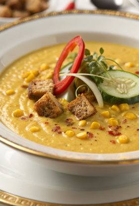 Instant Pot Thai Soup With Corn and Zucchini
