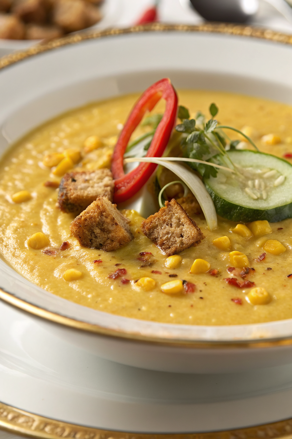 Instant Pot Thai Soup With Corn and Zucchini