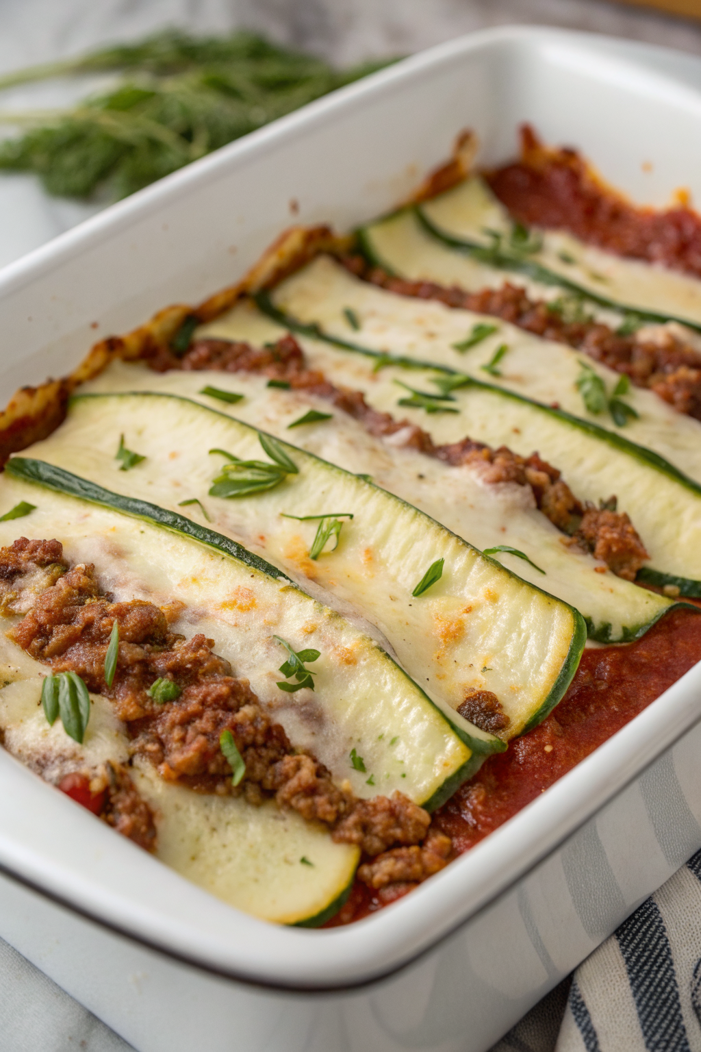 Keto Zucchini Lasagna Recipe