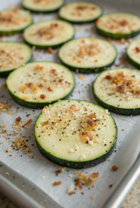 Low Calorie Zucchini Chips
