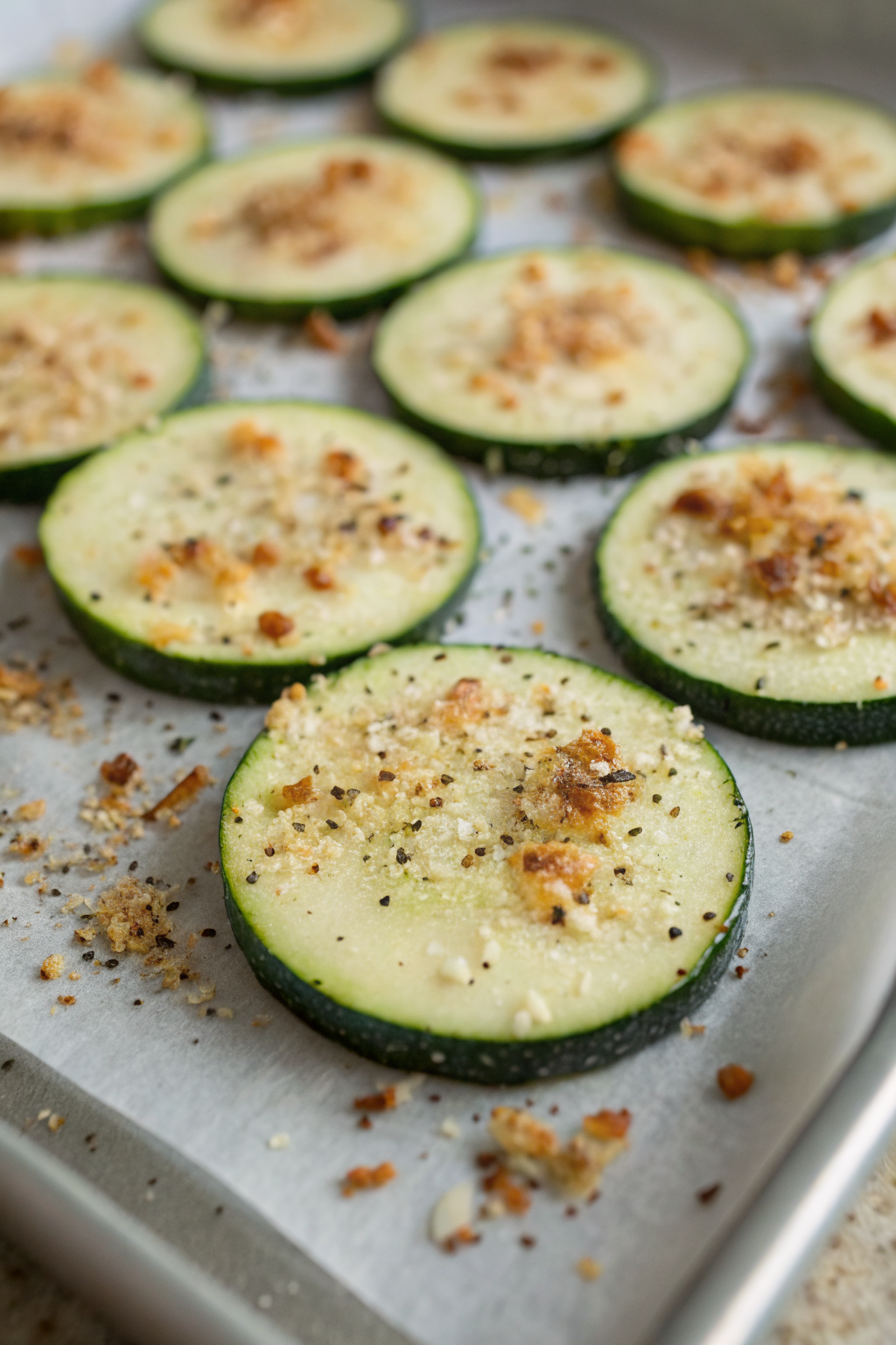 Low Calorie Zucchini Chips