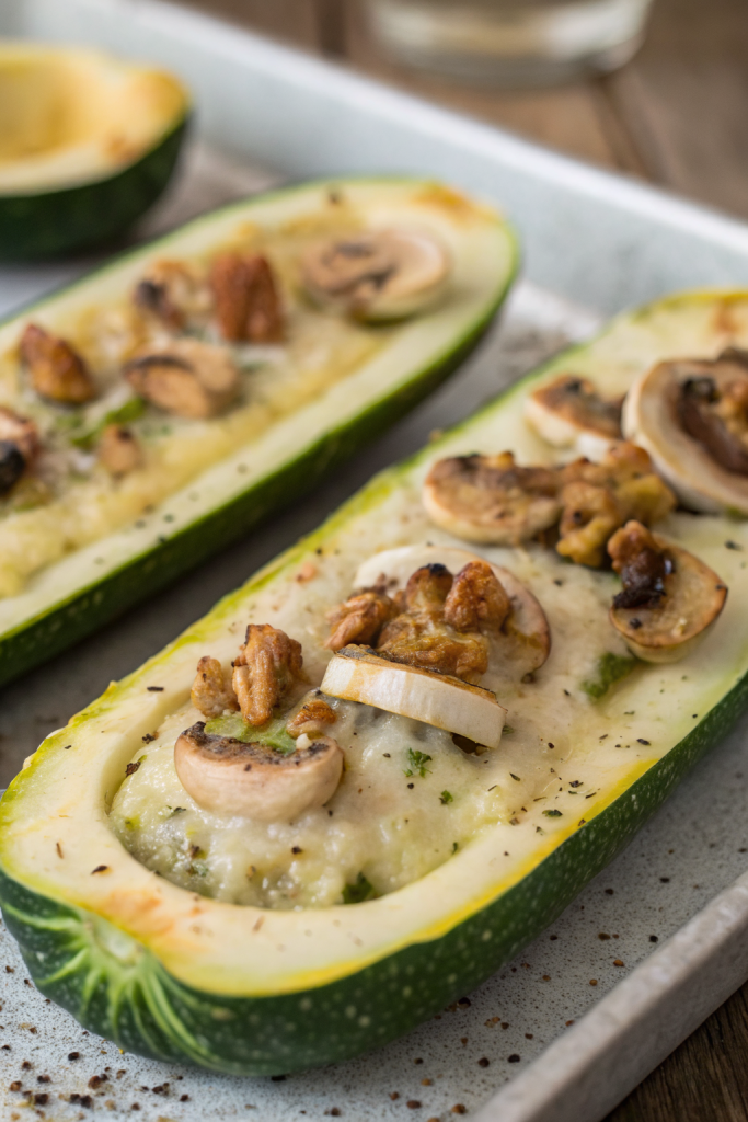 Low-Carb Ricotta-Stuffed Zucchini Recipe