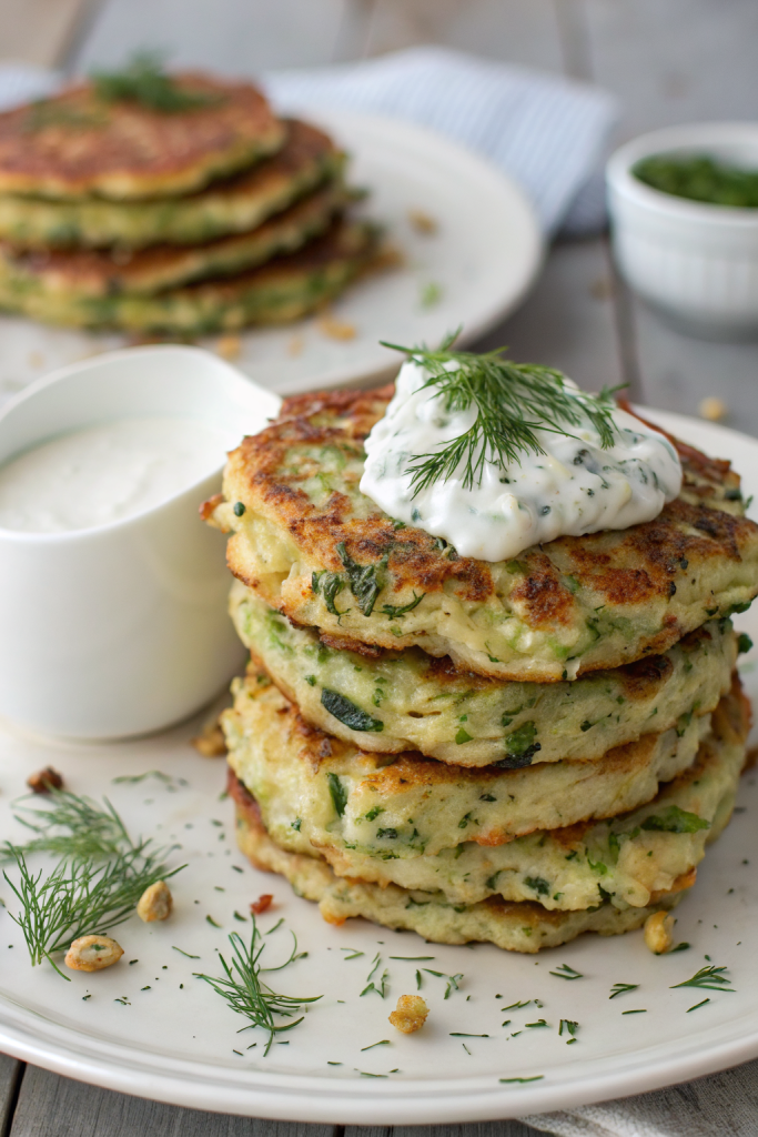 Low Carb Zucchini Pancakes Recipe