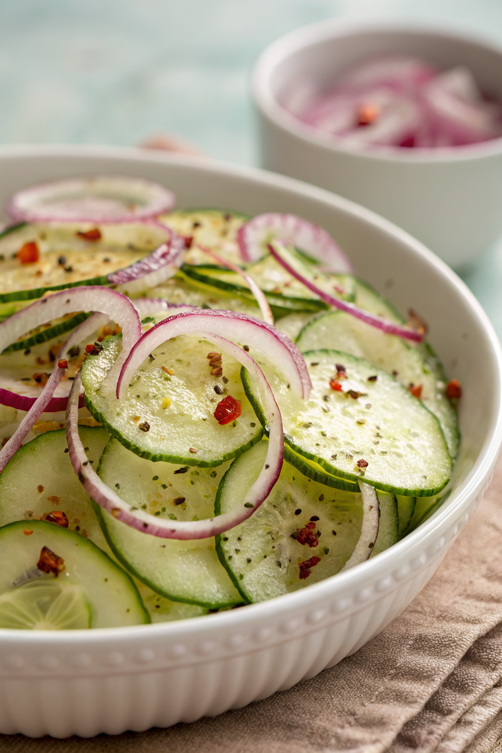 Marinated Zucchini and Red Onions