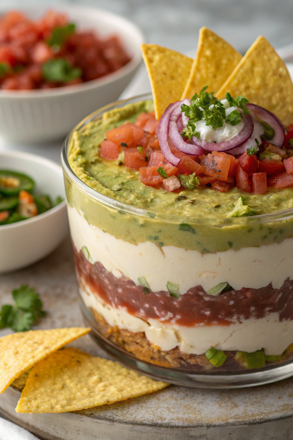 No Bake Taco Dip Recipe