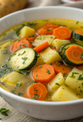 Potato Zucchini Soup Recipe