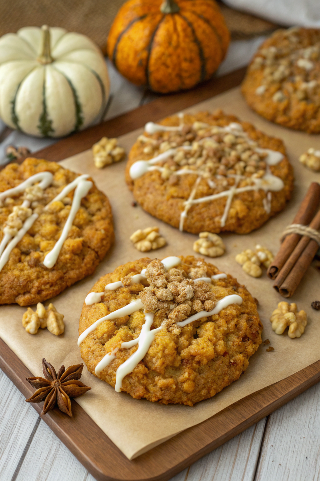 Pumpkin Coffee Cake Cookies Recipe