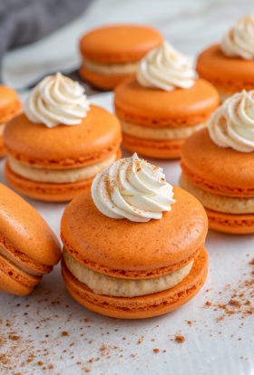 Pumpkin Pie Macarons Recipe