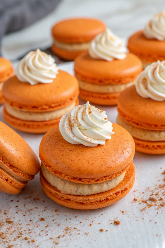 Pumpkin Pie Macarons Recipe