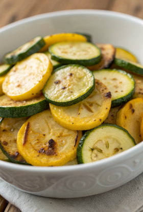 Roasted Zucchini Salad Recipe