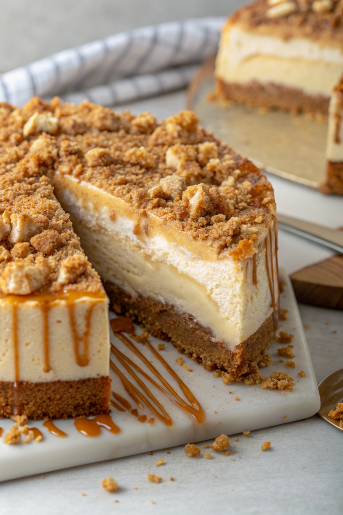 Salted Caramel Apple Pie Cheesecake Recipe