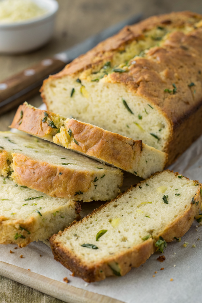 Savory Cheddar Zucchini Bread