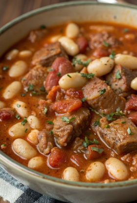 Slow Cooker Baked Beans Recipe