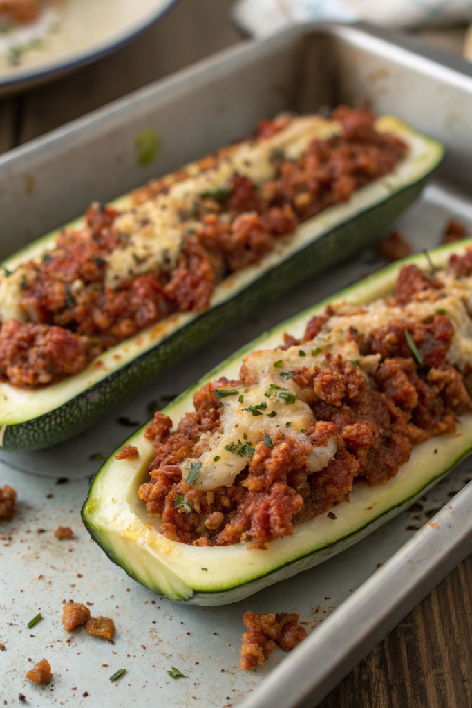Stuffed Zucchini Boats Recipe