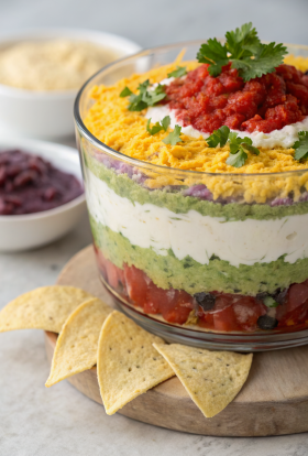 Taco Dip with Salsa