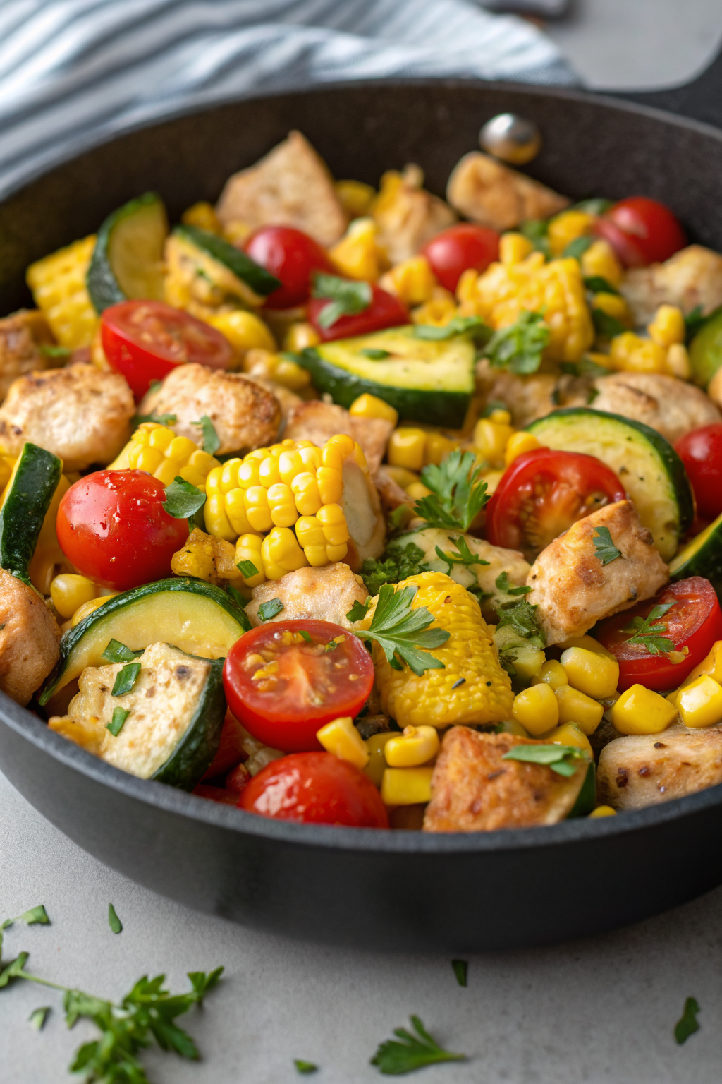 Tex Mex Chicken and Zucchini Recipe