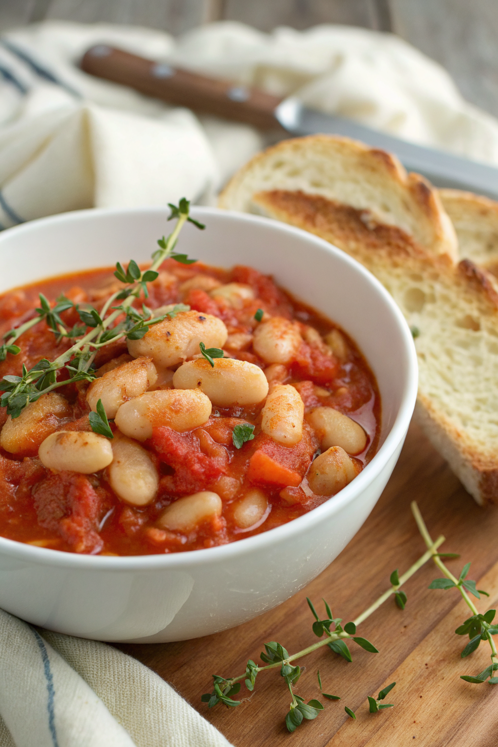 Tomato Basil Butter Beans Recipe