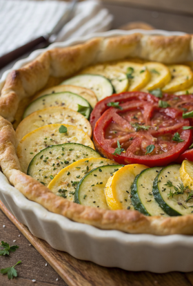 Tomato Zucchini Quiche Recipe