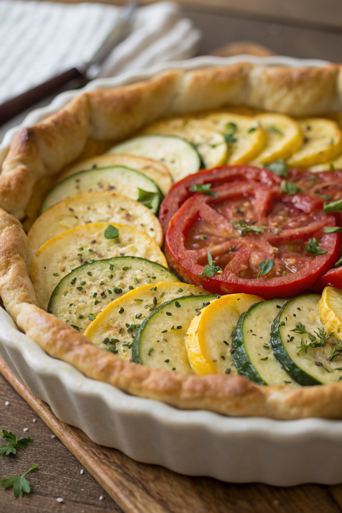 Tomato Zucchini Quiche Recipe