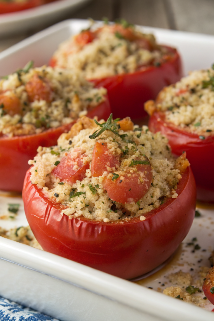 Tomatoes with Breadcrumbs and Herbs Recipe