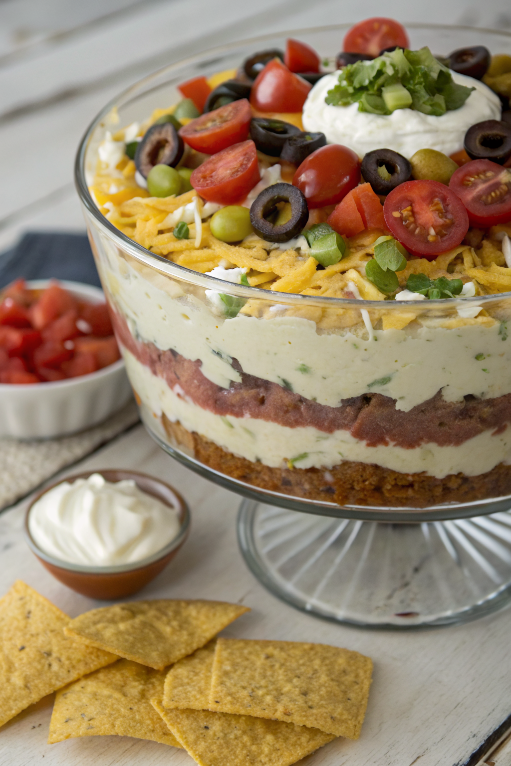 Vegetarian Layered Taco Dip Recipe