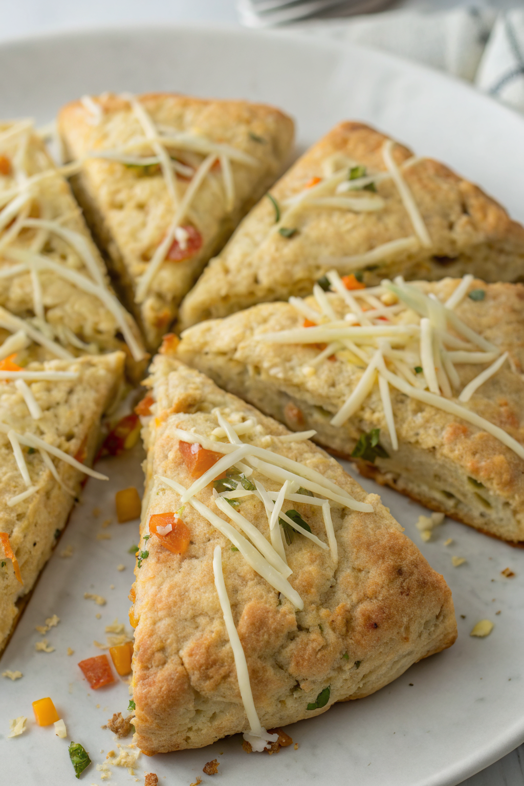 Zucchini Cheddar Scones Recipe