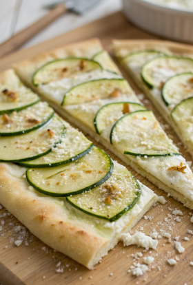 Zucchini Grilled Pizza Recipe