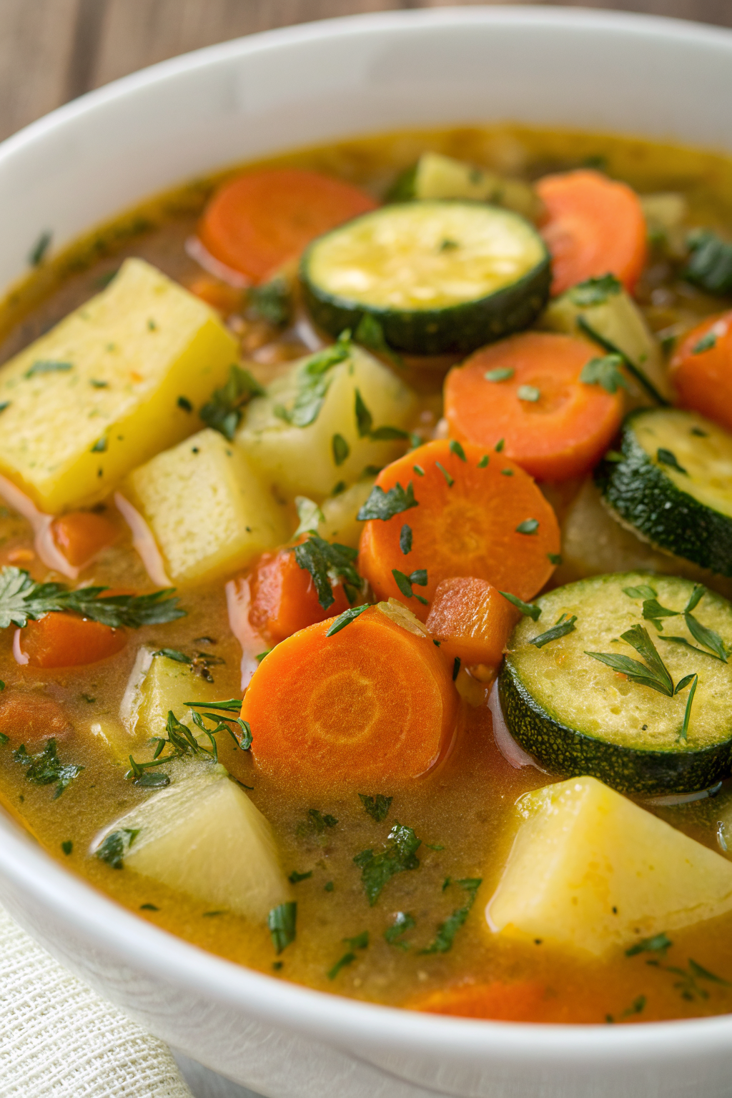 Zucchini Vegetable Soup Recipe