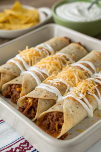 Baked Chicken Burritos Recipe