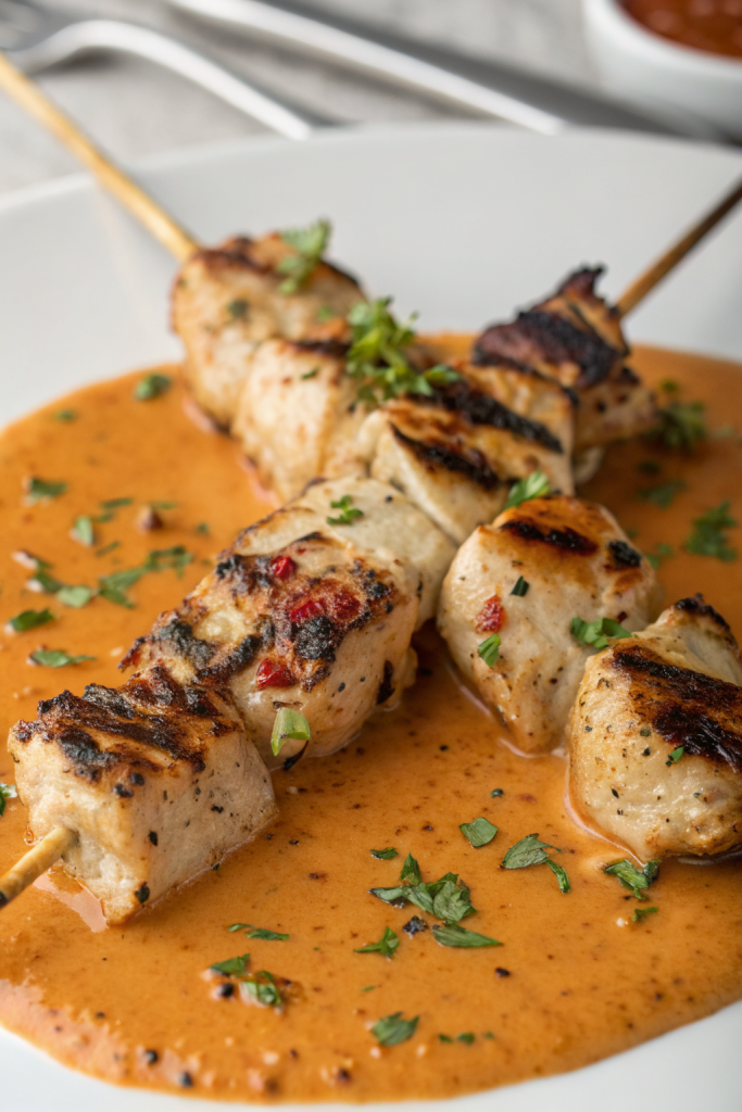 Bang Bang Chicken Skewers Recipe