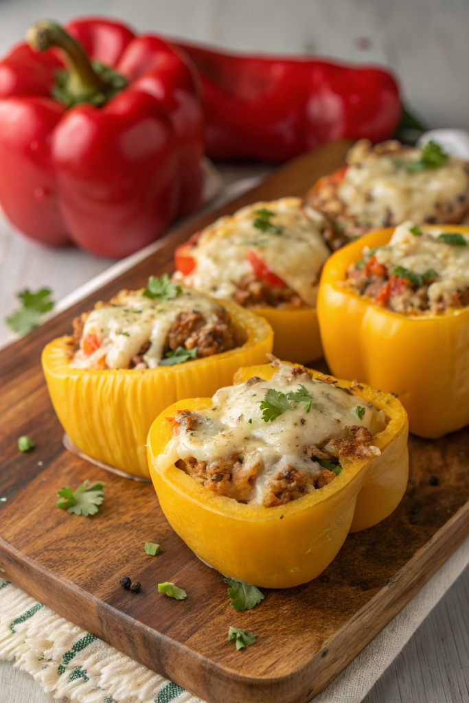 Cheesy Stuffed Banana Peppers Recipe