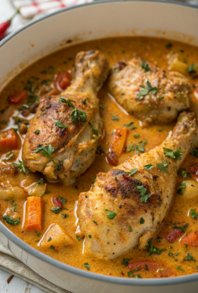 Chicken Curry With Cucumber Yoghurt