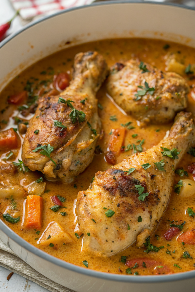 Chicken Curry With Cucumber Yoghurt