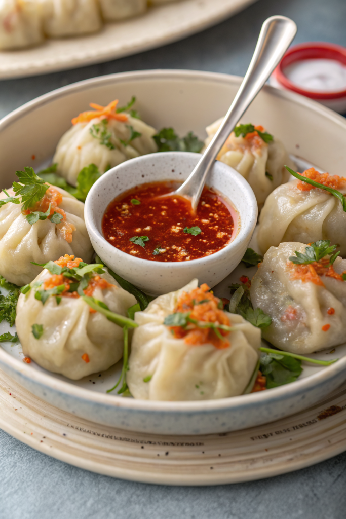 Chicken Momo Dumplings Recipe