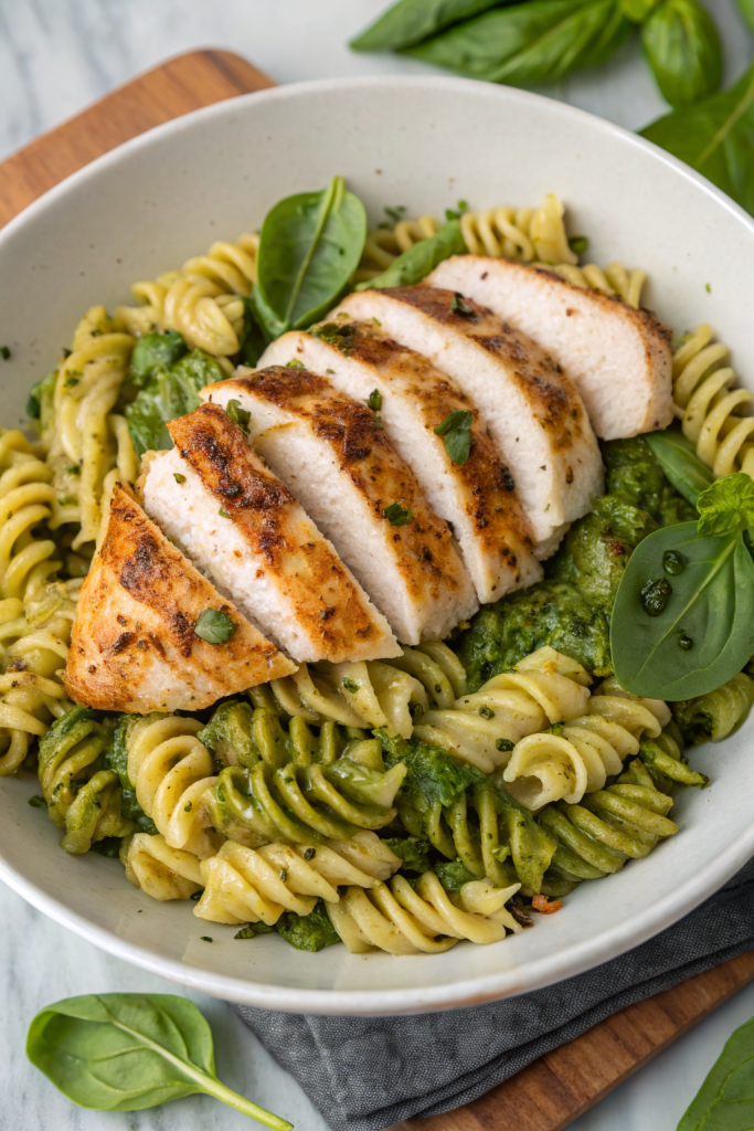 Chicken Pesto Pasta Salad