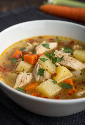 Chicken Soup with Potatoes