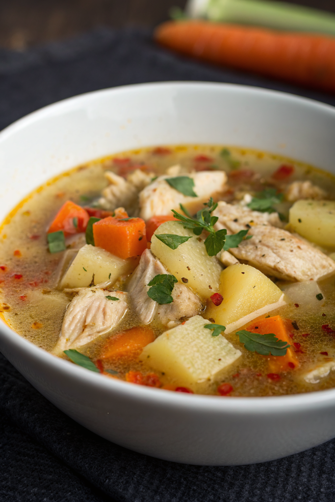 Chicken Soup with Potatoes