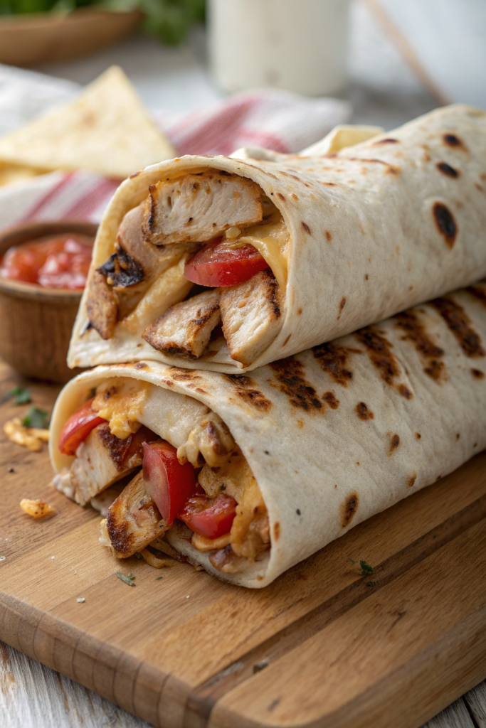 Chipotle Ranch Grilled Chicken Burrito Recipe