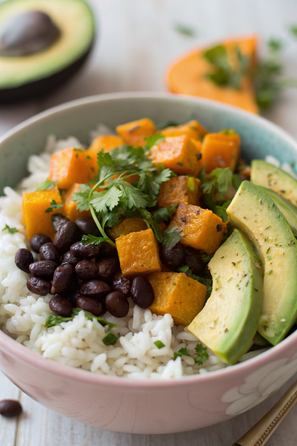 Chipotle Roasted Butternut Squash and Black Beans