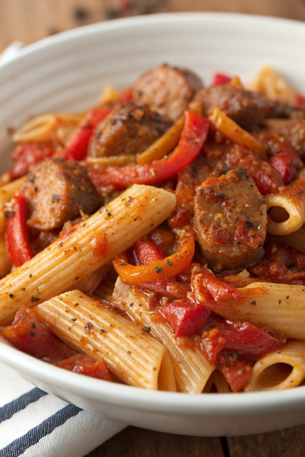 Creamy Cajun Sausage Pasta Recipe