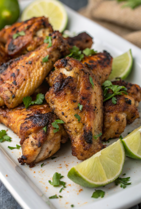 Crispy Cilantro Lime Chicken Wings Recipe