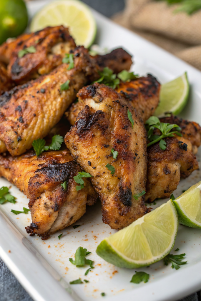 Crispy Cilantro Lime Chicken Wings Recipe
