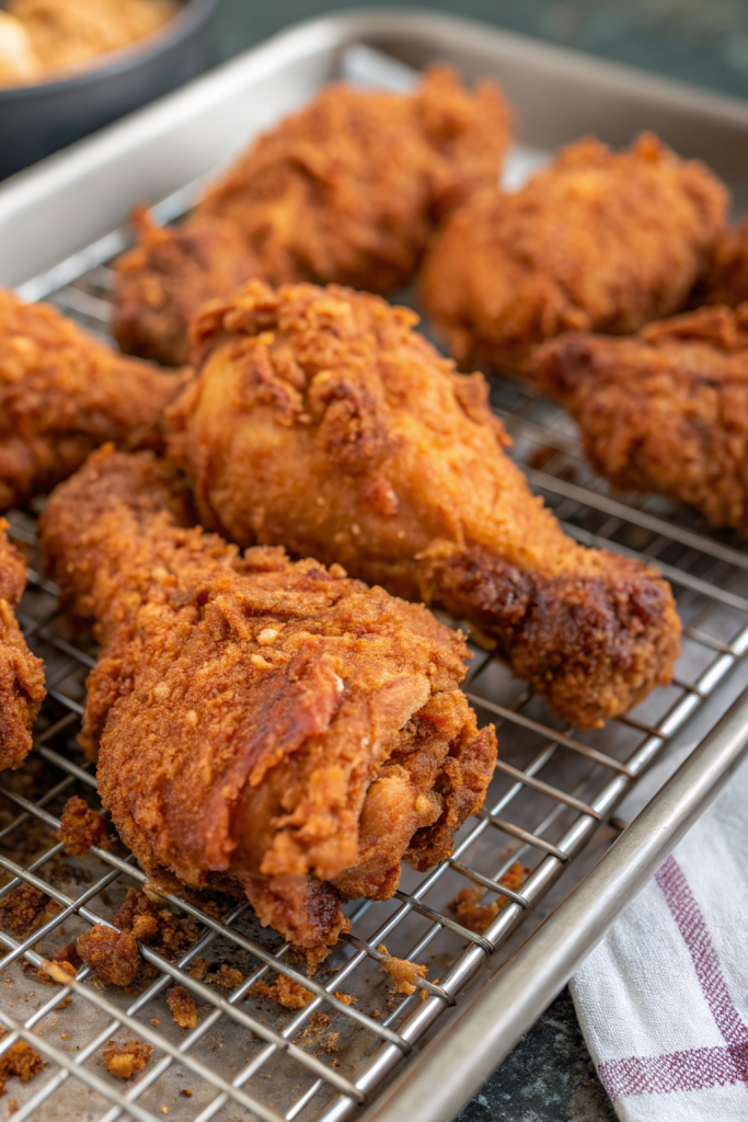 Crispy Spicy Buttermilk Fried Chicken Recipe