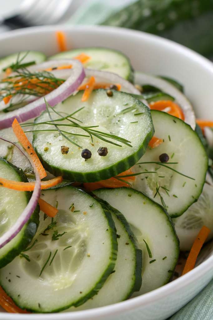 Cucumber Vinegar Salad Recipe