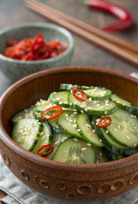Easy Korean Cucumber Salad Recipe